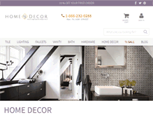 Tablet Screenshot of homedecoraz.com